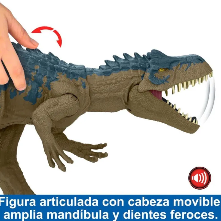 Mattel Dinosaurio Allosaurus>Jurassic world Clearance