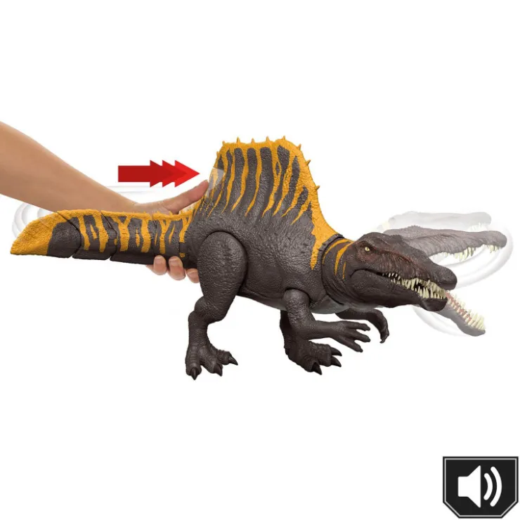 Mattel Espinosaurio Cola Destructora de Rebirth Dinosaurio>Jurassic world Best