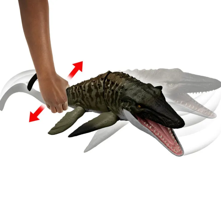 Mattel Rebirth Mosasaurio Mordedor y Minifigura de Dilofosaurio>Jurassic world Online