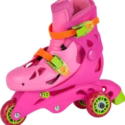 Patín 3 Ruedas Rosa Talla S>Megaventura Hot