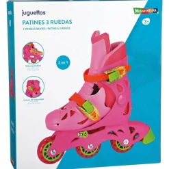 Patín 3 Ruedas Rosa Talla S><noscript><img width=