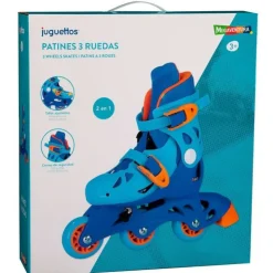 Patín 3 Ruedas Azul Talla S><noscript><img width=