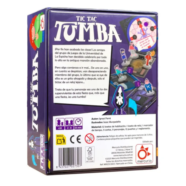 Mercurio Tic Tac Tumba Juego de Mesa>Otras marcas Outlet