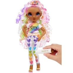 MGA Color & Create Muñeca Ojos Morados>Rainbow high