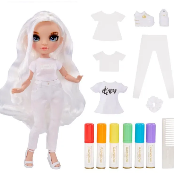 MGA Color & Create Muñeca Ojos Azules>Rainbow high