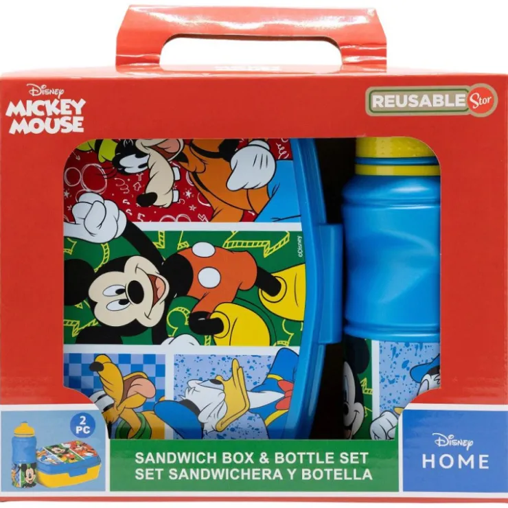 Mickey Set Sandwichera y Botella>Disney Clearance