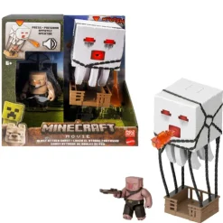 Minecraft La Película Conjunto de Figuras Ghast de Ataque con Proyectiles>Otras marcas New