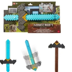 Minecraft La Película Espada-Pico Transformable>Otras marcas New