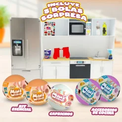Mini World Playset Cocina con 5 Bolas><noscript><img width=