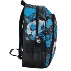 Mochila Grande con Cantoneras de Goma B4U Calcio Azul><noscript><img width=