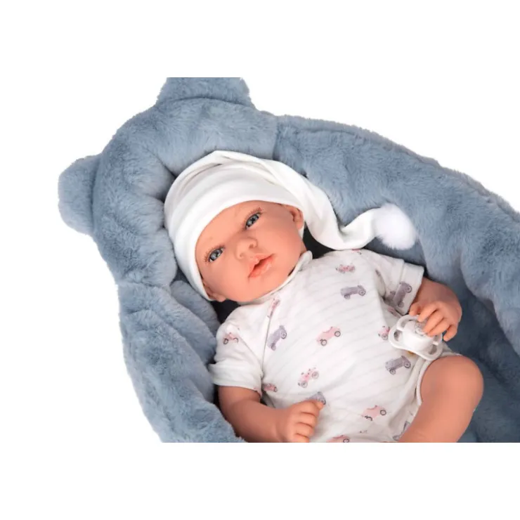 Muñeca Arias Andie Azul con Cuna 40 cm>Munecas arias Hot