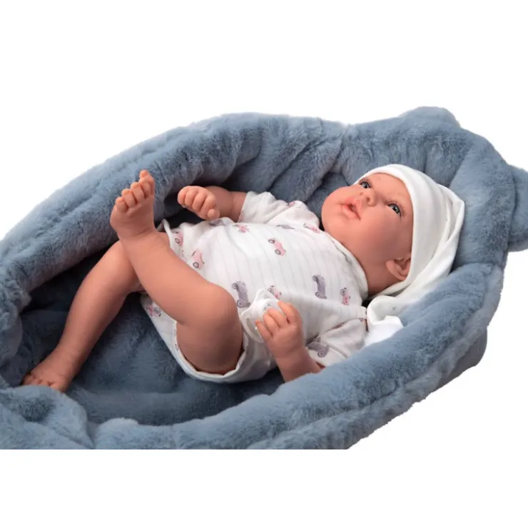 Muñeca Arias Andie Azul con Cuna 40 cm>Munecas arias Hot