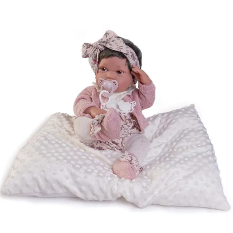 Muñecas Antonio Juan Recién Nacida Pipa con Pendientes y Cojín Algodón>Munecas antonio juan Best