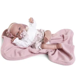 Muñecas Antonio Juan Recién Nacida Baby Toneta Posturitas con Mantita><noscript><img width=