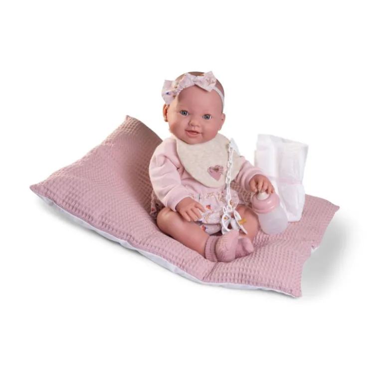 Muñecas Antonio Juan Recién Nacida Mia Hace Pipí con Cojín>Munecas antonio juan