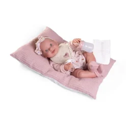 Muñecas Antonio Juan Recién Nacida Mia Hace Pipí con Cojín><noscript><img width=