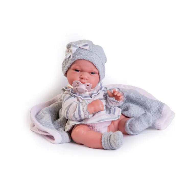 Muñecas Antonio Juan Recién Nacida Baby Toneta con Toquilla de Punto>Munecas antonio juan