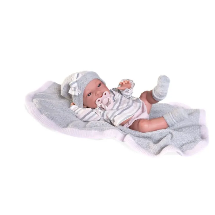 Muñecas Antonio Juan Recién Nacida Baby Toneta con Toquilla de Punto>Munecas antonio juan