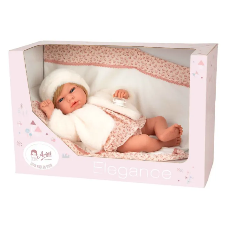 Muñecas Arias Andie Rosa con Manta 40 cm>Munecas arias Clearance