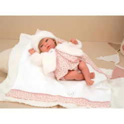 Muñecas Arias Andie Rosa con Manta 40 cm><noscript><img width=