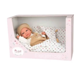 Muñecas Arias Elegance Cris Beige con Saco de Dormir>Munecas arias Best