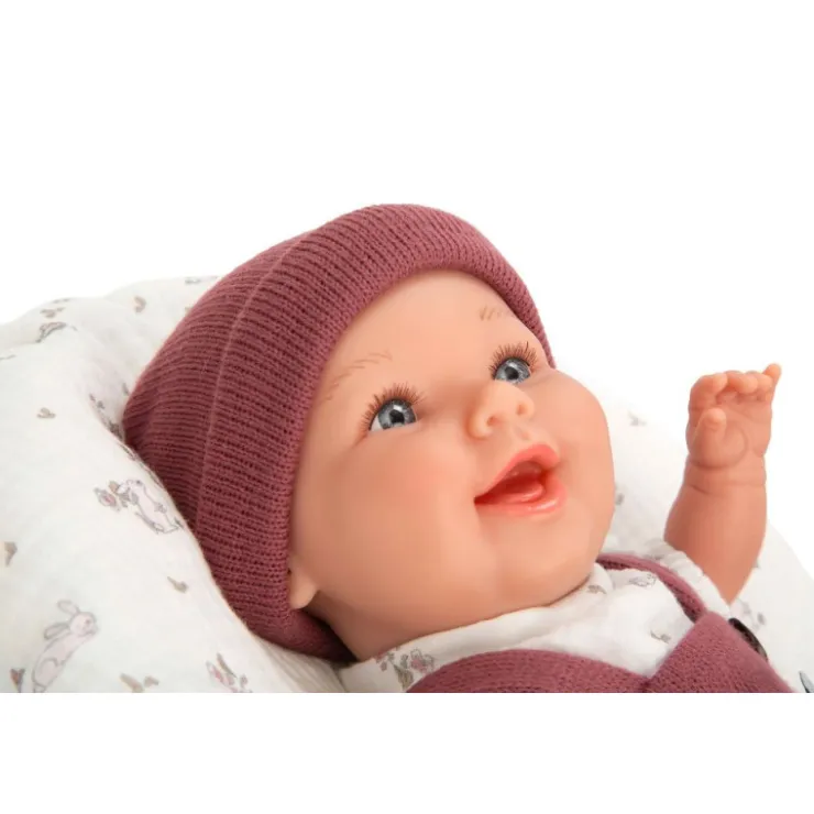 Muñecas Arias Elegance Gadi Granate con Cojín 35 cm>Munecas arias Clearance