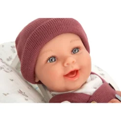 Muñecas Arias Elegance Gadi Granate con Cojín 35 cm><noscript><img width=