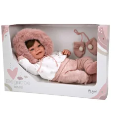 Muñecas Arias Muñeca con Peso Elegance Zoe Rosa con Manoplas>Munecas arias Sale