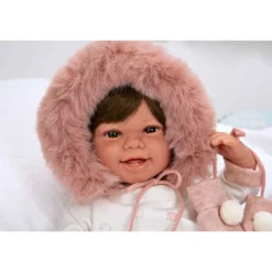 Muñecas Arias Muñeca con Peso Elegance Zoe Rosa con Manoplas><noscript><img width=