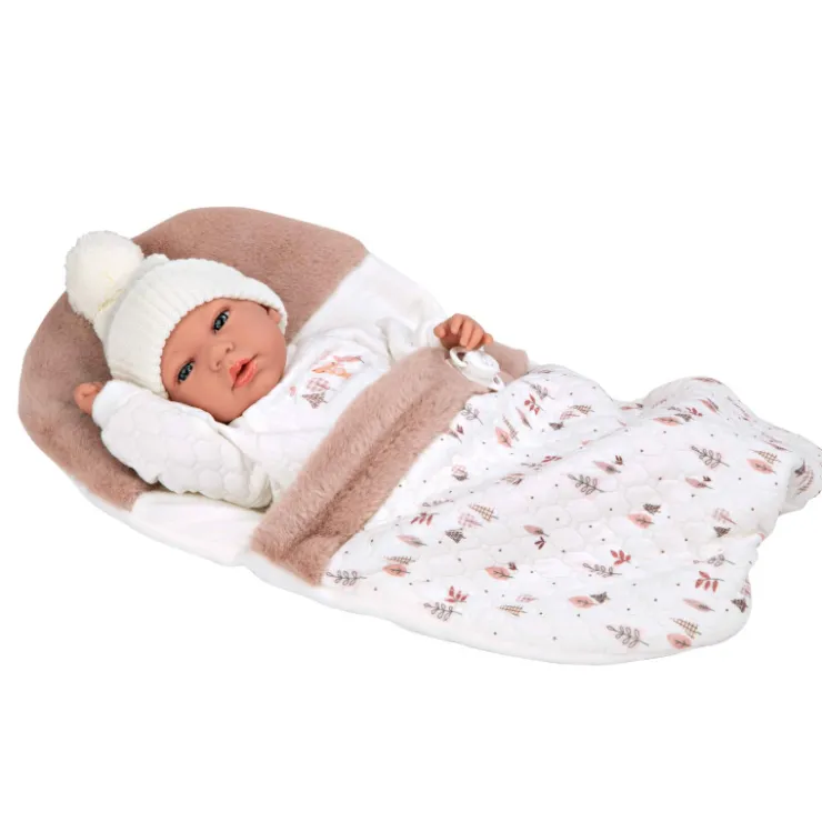 Muñecas Arias Muñeca con Peso Elegance Andie Rosa con Saquito de Dormir 40 cm>Munecas arias Sale