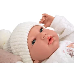 Muñecas Arias Muñeca con Peso Elegance Andie Rosa con Saquito de Dormir 40 cm><noscript><img width=