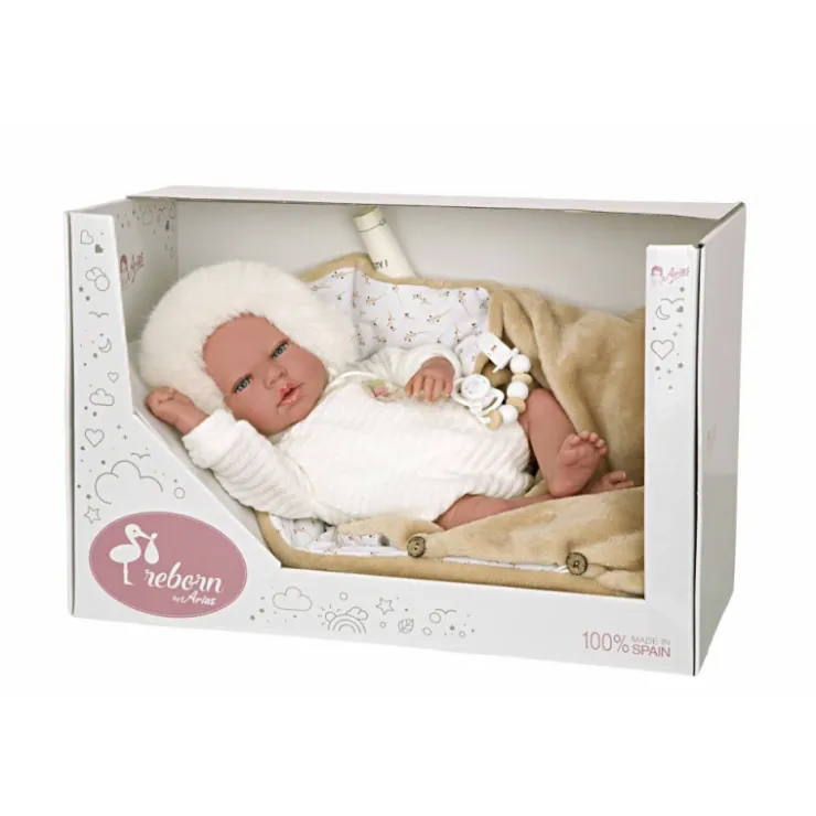 Muñecas Arias Reborn Alejandra Beige con Saco de Dormir>Munecas arias New