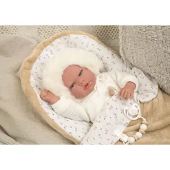 Muñecas Arias Reborn Alejandra Beige con Saco de Dormir><noscript><img width=