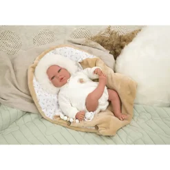 Muñecas Arias Reborn Alejandra Beige con Saco de Dormir><noscript><img width=