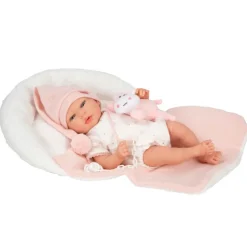 Muñecas Arias Reborn Ariel Rosa con Cojín 40 cm><noscript><img width=