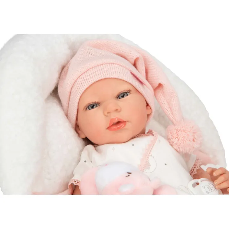Muñecas Arias Reborn Ariel Rosa con Cojín 40 cm>Munecas arias Best