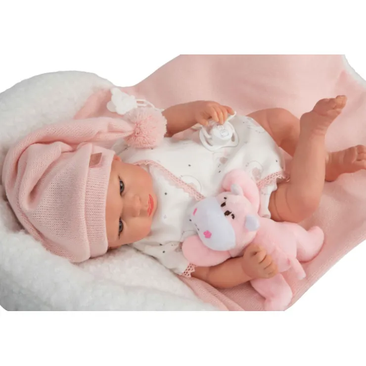 Muñecas Arias Reborn Ariel Rosa con Cojín 40 cm>Munecas arias Best