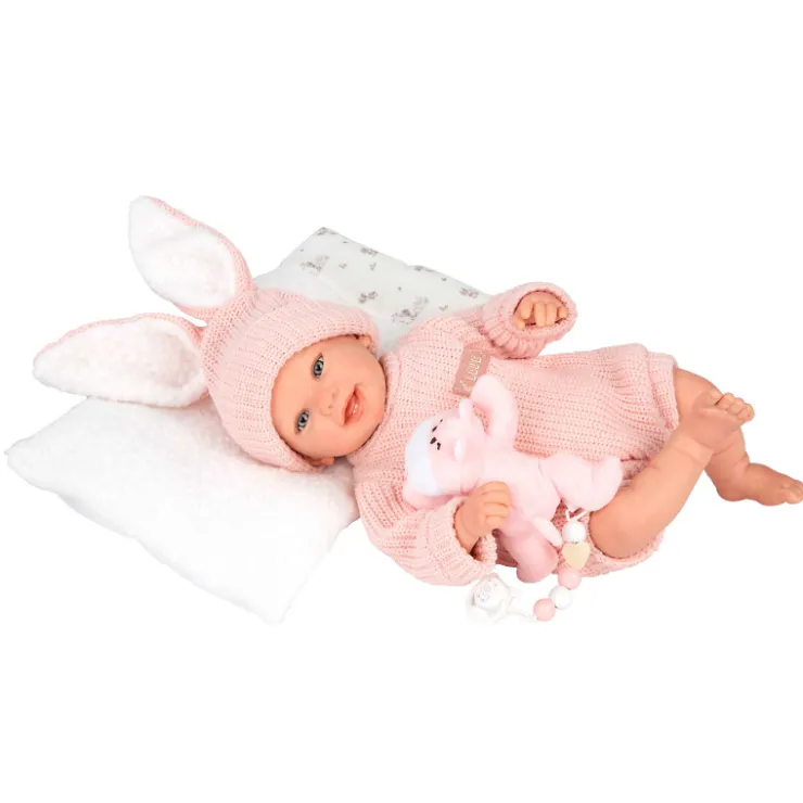 Mueñcas Arias Reborn Lucía con Cojín y Peluche 45 cm>Munecas arias Clearance