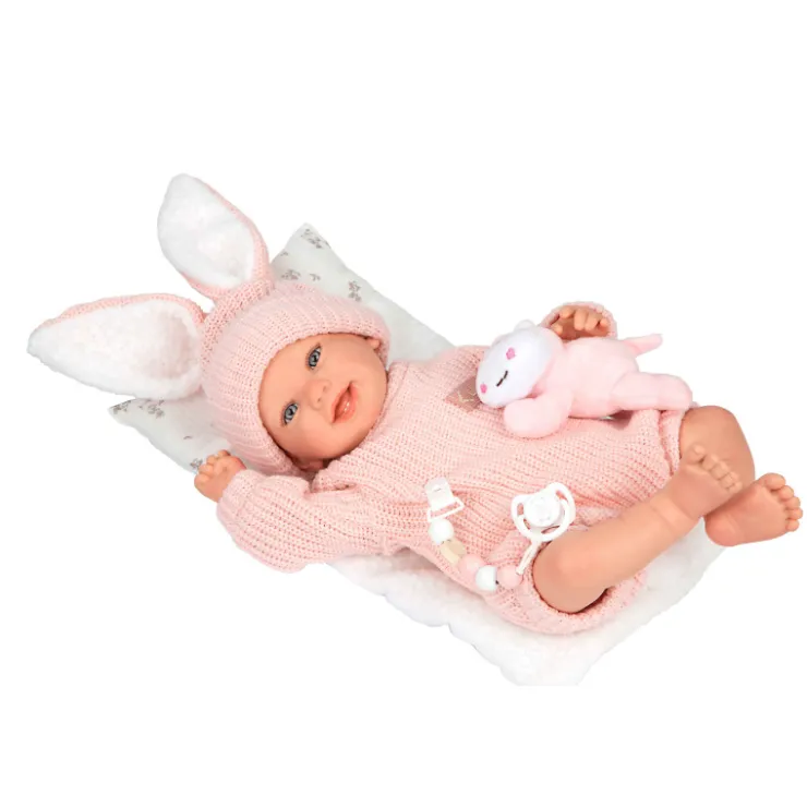 Mueñcas Arias Reborn Lucía con Cojín y Peluche 45 cm>Munecas arias Clearance