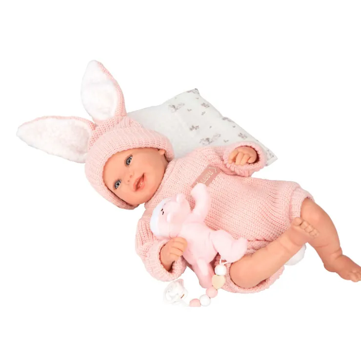 Mueñcas Arias Reborn Lucía con Cojín y Peluche 45 cm>Munecas arias Clearance