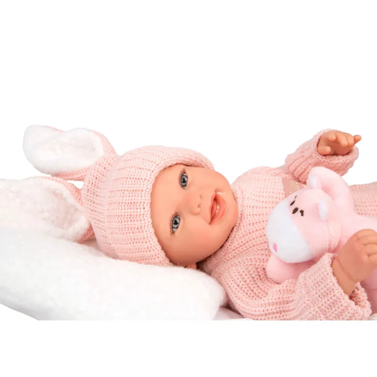 Mueñcas Arias Reborn Lucía con Cojín y Peluche 45 cm>Munecas arias Clearance