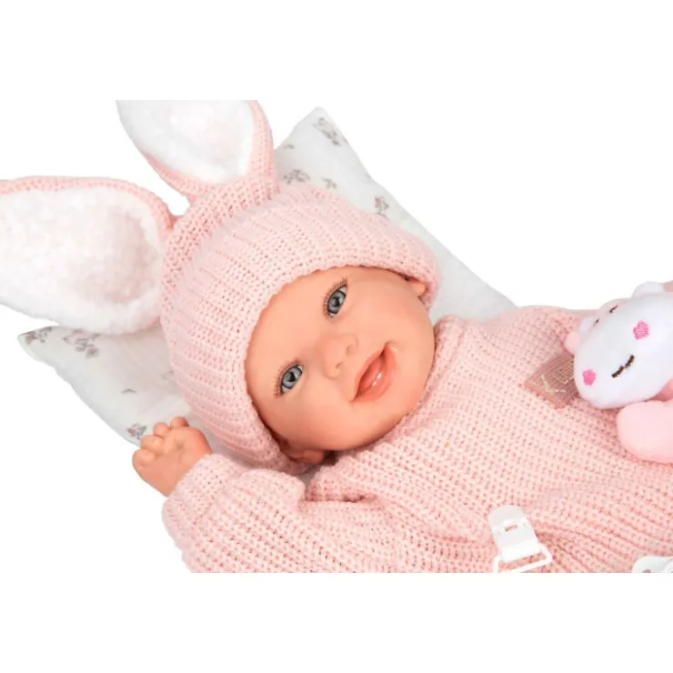 Mueñcas Arias Reborn Lucía con Cojín y Peluche 45 cm>Munecas arias Clearance