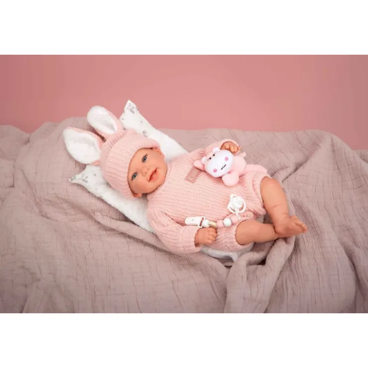 Mueñcas Arias Reborn Lucía con Cojín y Peluche 45 cm>Munecas arias Clearance