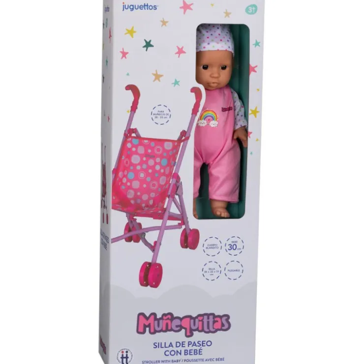 Muñequittas Silla de Paseo con Bebé>Munequittas