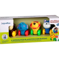 4 Animalitos Blanditos con Ruedas Varios Modelos>Nenittos Hot