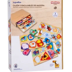 Cajón 3 Puzzles de Madera>Nenittos Hot
