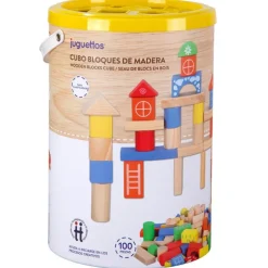 Cubo Bloques de Madera 100 Piezas>Nenittos Hot