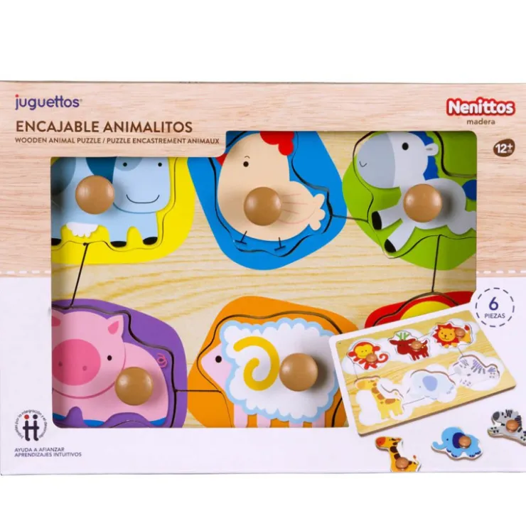 Encajable Animalitos 6 Piezas Varios Modelos>Nenittos Sale