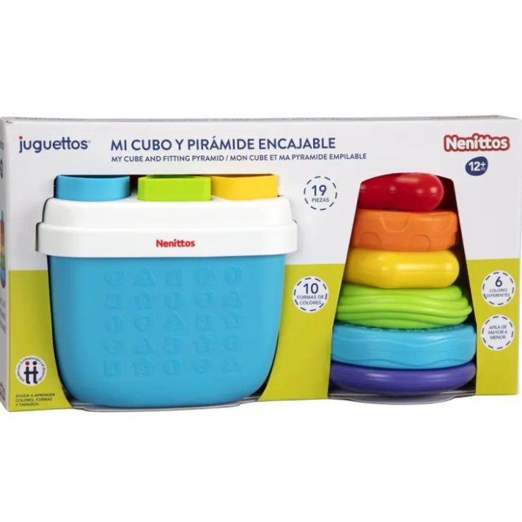 Mi Cubo y Pirámide Encajable>Nenittos Clearance