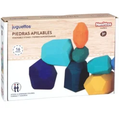 Piedras de Madera Apilables 16 Piezas>Nenittos Online